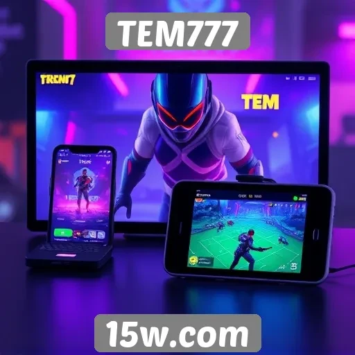 Experiência do usuário no TEM777 em diferentes dispositivos